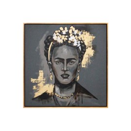 Cuadro Decorativo De Frida Kahlo Oro