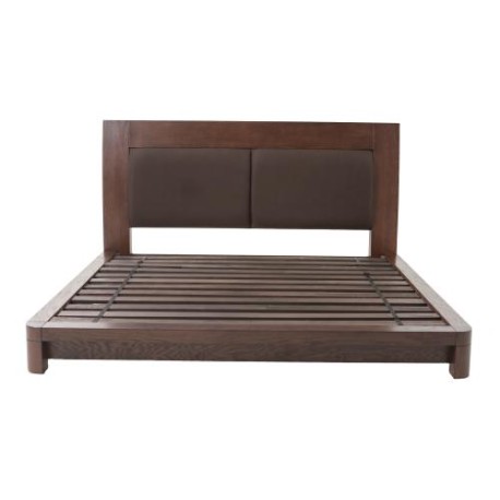 Cama Farrah De Madera King Size Color Chocolate