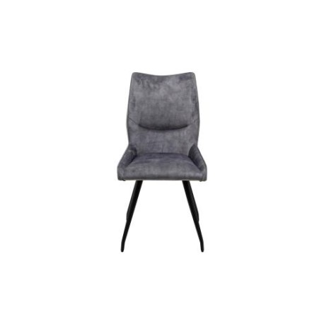 Silla Kora De Tela Color Gris