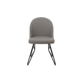 Silla Shelby De Vinil Color Gris