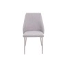 Silla Tribeca De Metal De Tela Gris