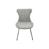 Silla Asis De Metal De Tela Color Gris