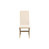 Silla Empire De Metal De Tela Color Beige