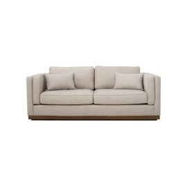 Love Seat Hayden De Tela Color Gris