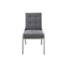 Silla Altair De Madera Con Tela Color Gris