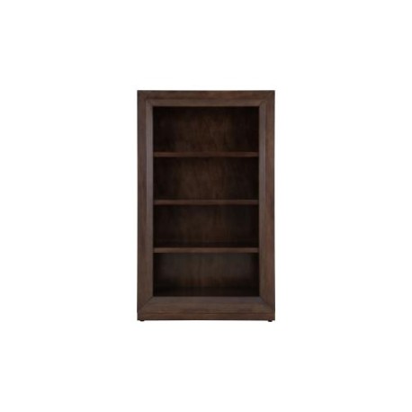 Librero Enzo De Madera Color Oak Dark Brown