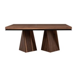 Mesa De Madera Silvana Para 8 Personas Acabado Nogal