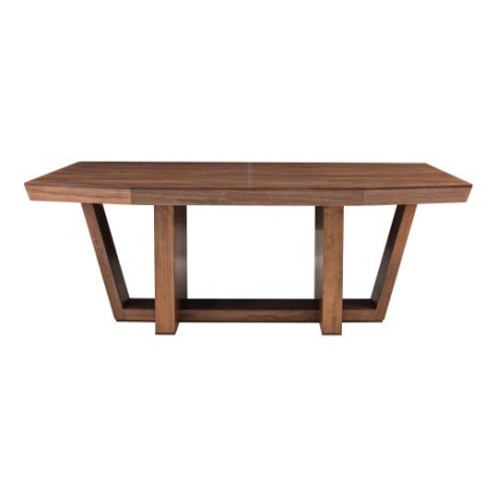 Mesa Harlow De Madera Para 8 Personas Acabado Nogal