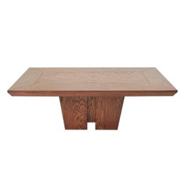 Mesa De Madera Siena Tzalam Natural Para 8 Personas Rectangular