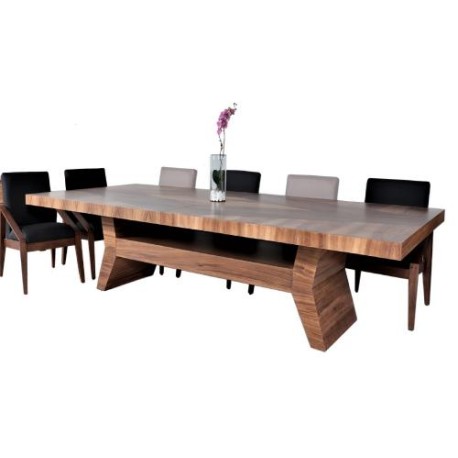 Comedor Skip De Madera Para 10 Personas Rectangular Mesa Y Sillas