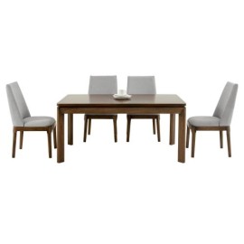 Comedor Raavi De Okume Para 6 Personas